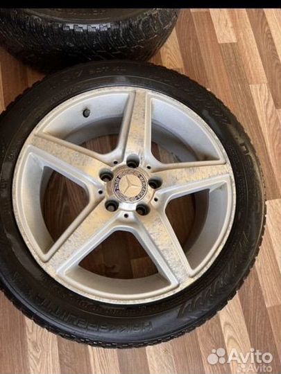 Колеса зимние на mercedes r17 225/50