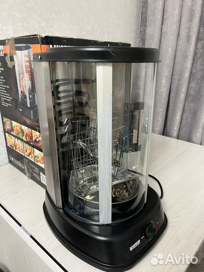 Электрическая духовая печь-шашлычница