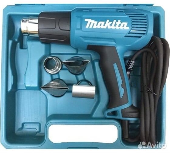 Термопистолет makita HG5030K, 1600Вт 350/500 градС