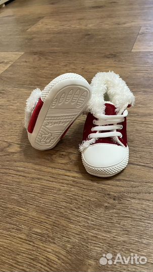 Пинетки новогодние кеды для малыша