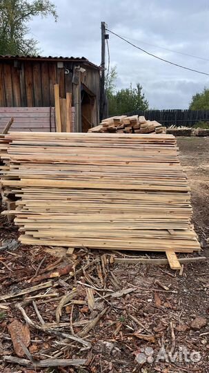 Доска заборная обрезная