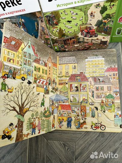 Ночная книга, Зимняя книга. Виммельбух. На ферме