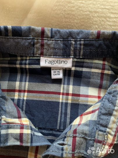 Рубашка для мальчика, Fagottino