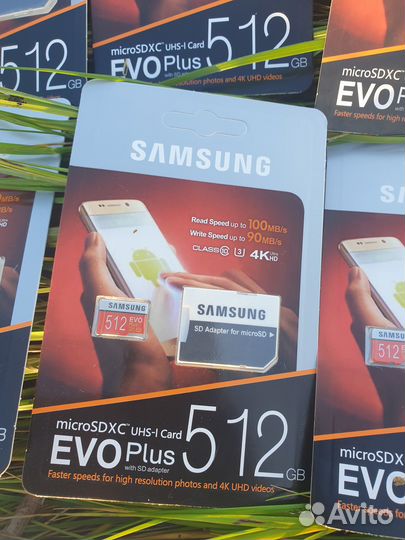 Карта памяти samsung micro sd 512 gb