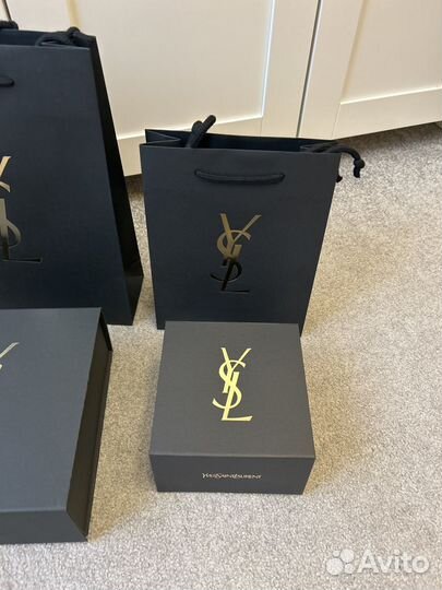 Yves saint laurent коробки пакеты