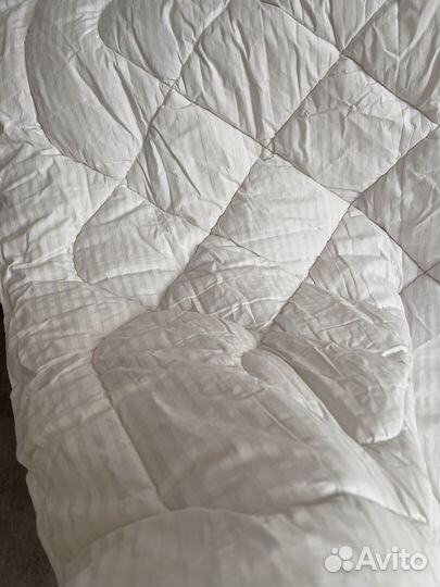 Одеяло детское новое белое теплое 110х140