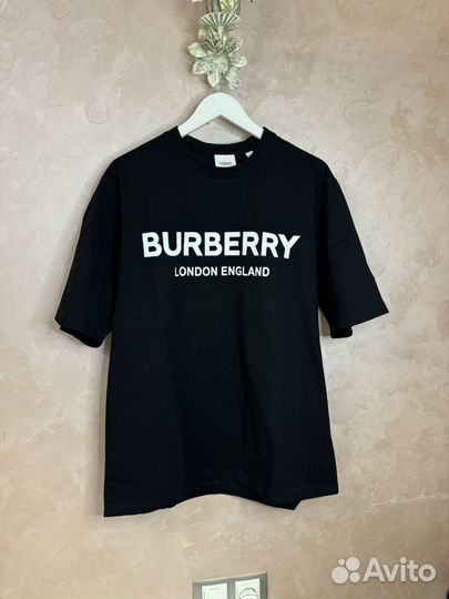 Футболка Burberry Logo Print Black Оригинал