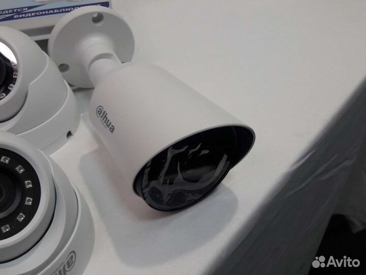 Камеры видеонаблюдения 8 шт 4Мп Dahua