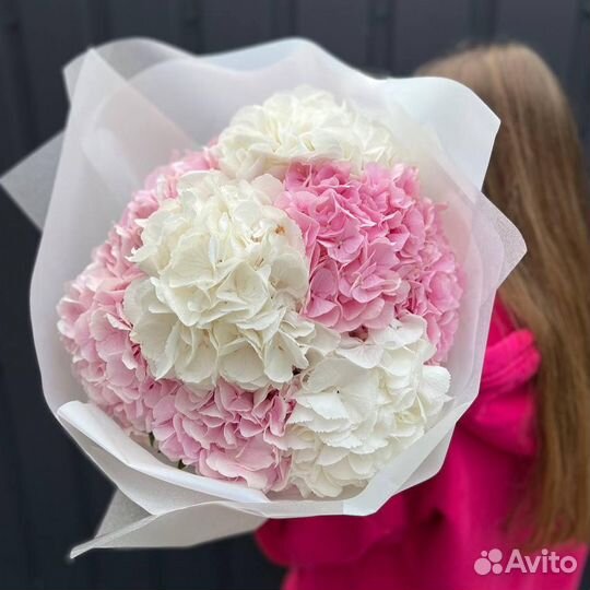 Гортензия. Микс Букеты. Свежая Гортензия