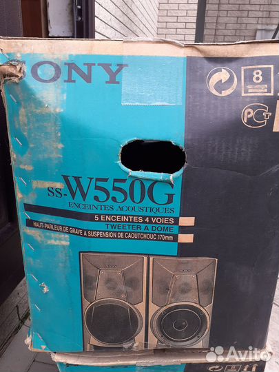 Музыкальный центр sony SS-W550G