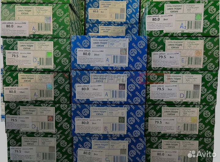 Поршни стк LADA Largus (renault reno) K4M K7M