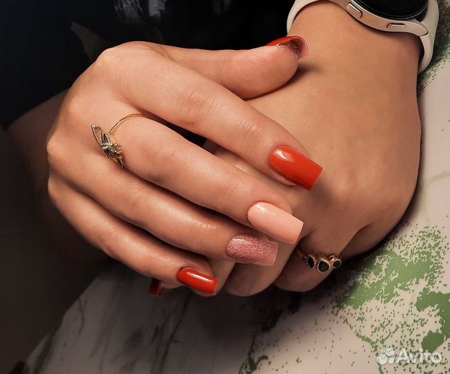 Маникюр/наращивание на дому