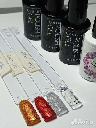 Цветные гель-лаки для ногтей Fresh prof