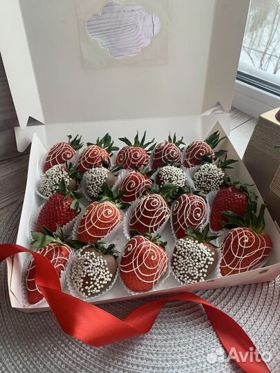 Клубничный букет клубника в шоколаде