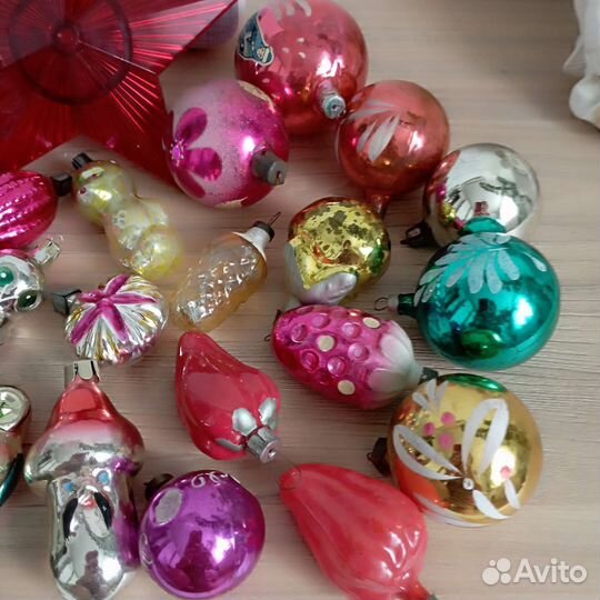 Елочные игрушки СССР. Лот