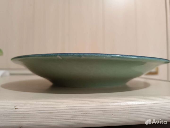 Ваза цветное стекло СССР, блюдо