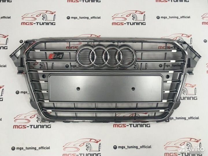 Решётка на Audi A4 11-15 гг. S4 стиль 2