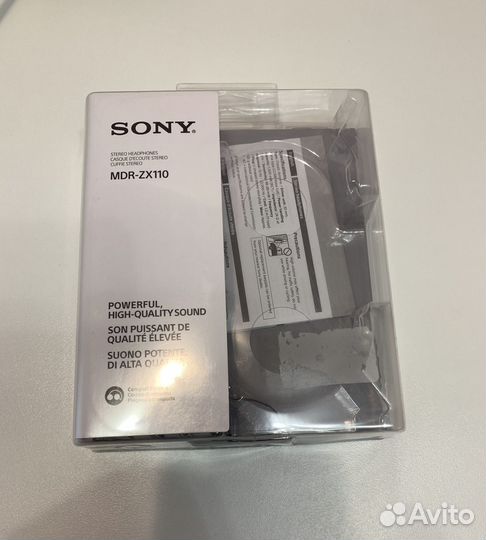 Проводные наушники Sony MDR-ZX110