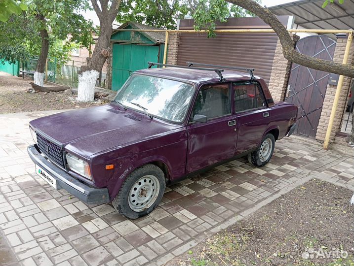 ВАЗ 2107 1.6 МТ, 2008, битый, 150 000 км