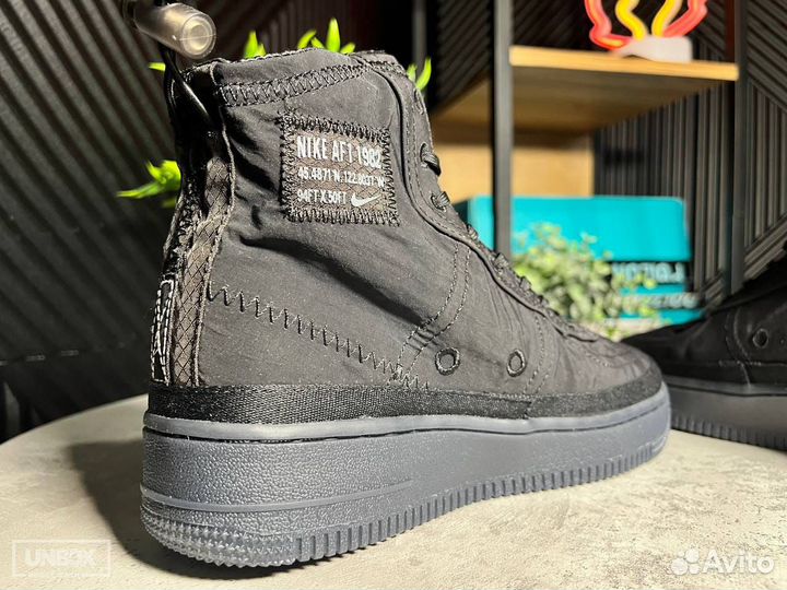 Кроссовки Nike Air Force 1 High Shell Black