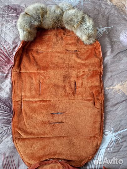 Зимний конверт в коляску