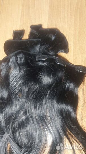 Волосы натуральные на трессе 60 см