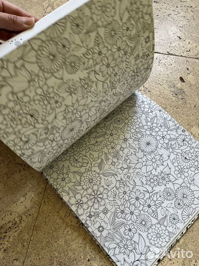 Книга раскраска Таинственный сад Джоанна Бэсфорд