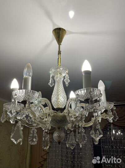 Люстра хрустальная чехия