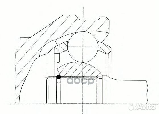 Шрус внутренний lobro 304 556 304 556 GKN (Loebro)