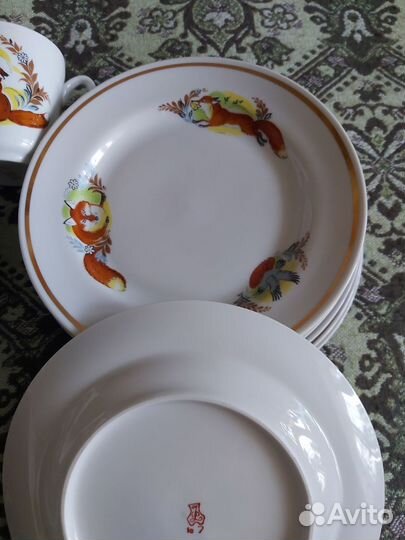 Набор детской посуды СССР