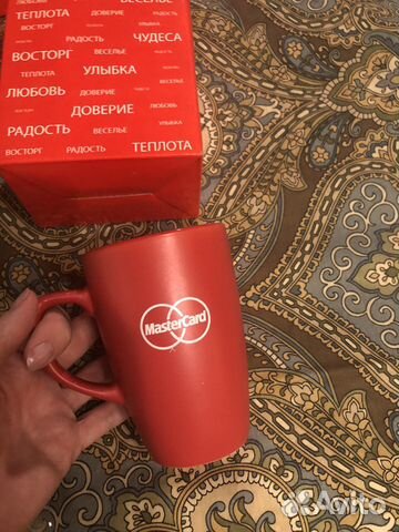 Чашка Master Card новая