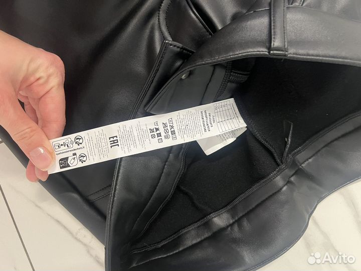 Кожаные брюки calzedonia s