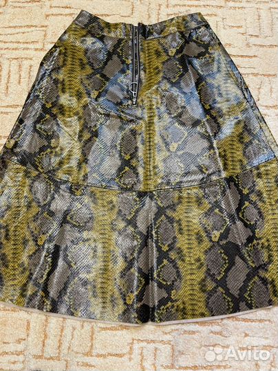 Zara юбка кожзам