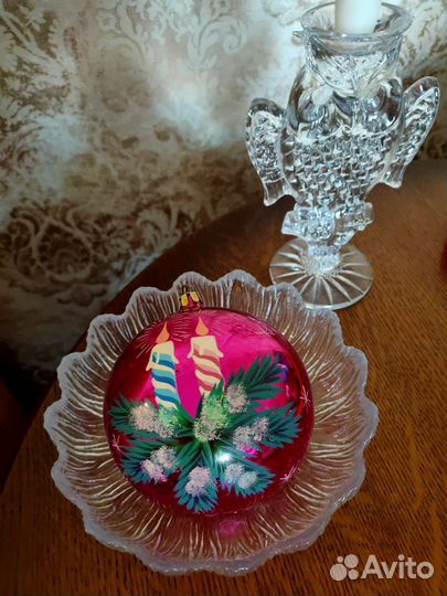 Елочные игрушки стекло