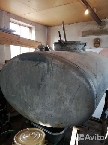 Бочка алюминиевая бу в хорошем состоянии на 1500 л
