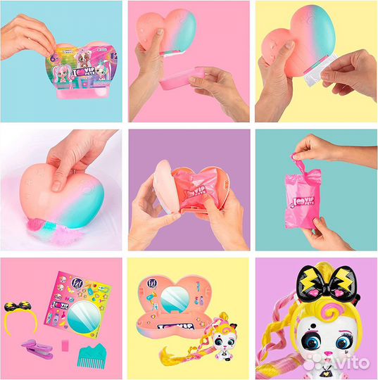 Собачки VIP Pets Mini Fans color boost Series 2