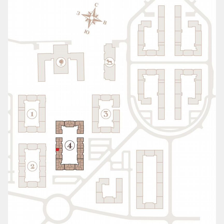 1-к. квартира, 41 м², 2/4 эт.