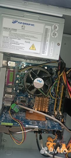 Пк intel 2 ядра/Radeon X1300 pro/RAM 3GB/SSD+HDD