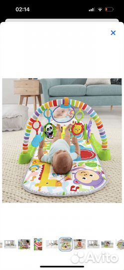 Развивающий коврик fisher price