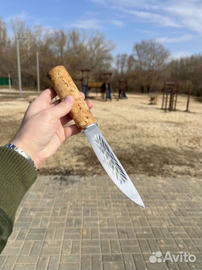 Нож якутский охотничий