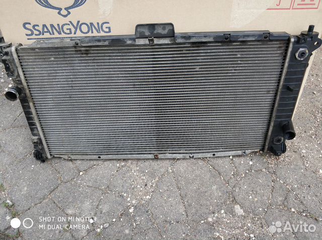 Радиатор ssangyong actyon. Эл радиатор Санг Йонг