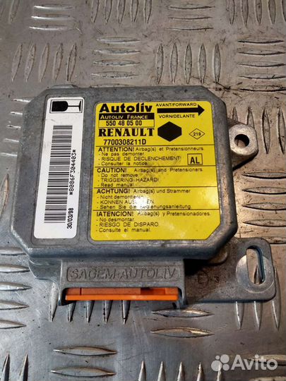 Блок подушек безопасности Рено Кангу