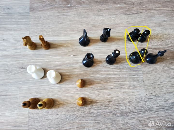 Шахматные фигуры поштучно