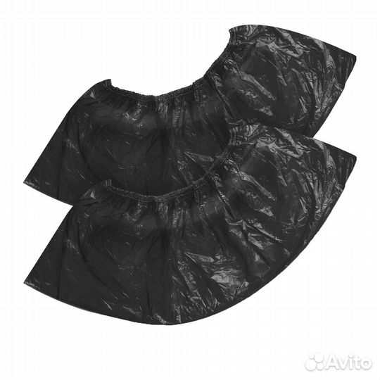 Бахилы Elegreen Стандарт Плюс черные, 2,6 г/пара