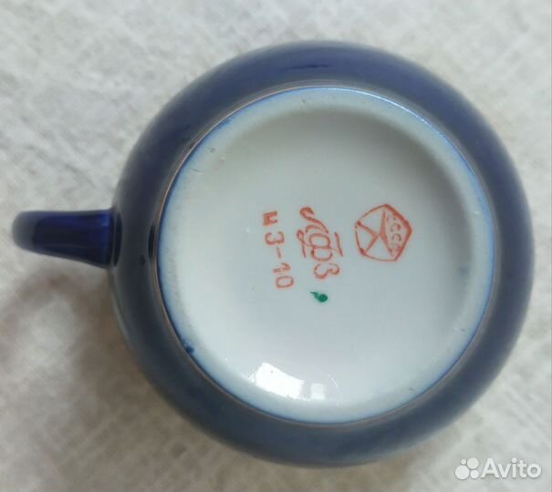 Чайная пара лфз 70-е кобальт