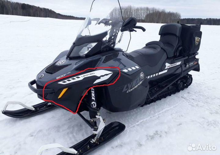 Левая боковая панель Ski-Doo Lynx XU 502007198