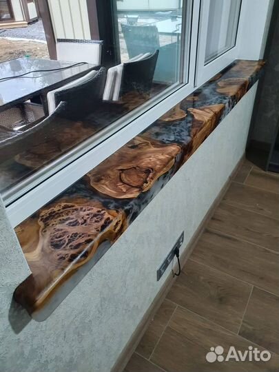 Подоконник из массива на заказ