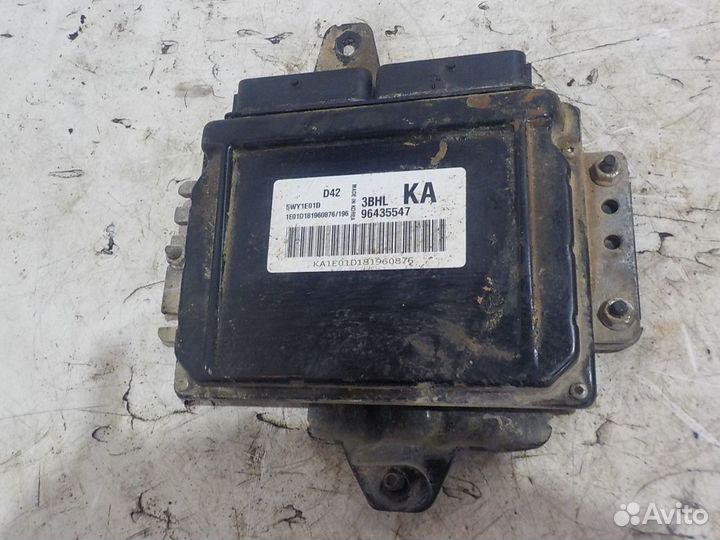 Блок управления двигателем Chevrolet lacetti