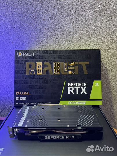 Видеокарта Palit GeForce RTX 2060 Super 8GB Dual