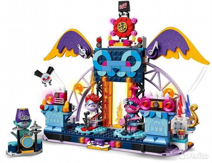 Lego Trolls 41254 Концерт в городе Рок-на-Вулкане